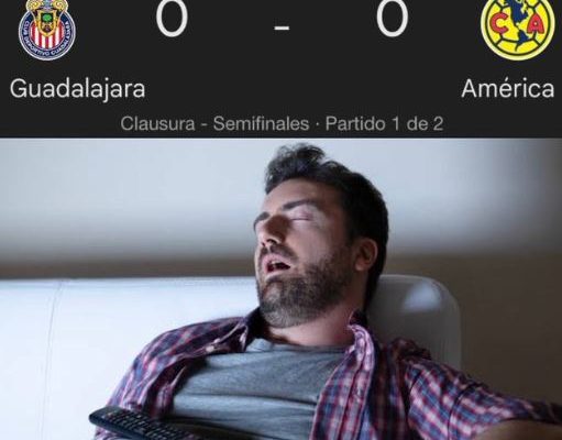 ¡Se quedaron dormidos! Estos fueron los memes que dejó Chivas vs América