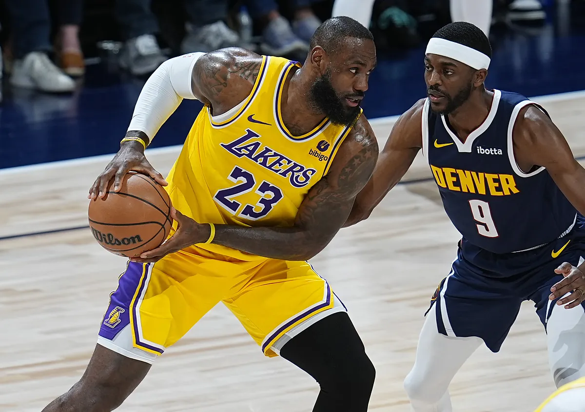 NBA: Denver tumba a los Lakers de un enorme LeBron James que evita hablar de su retirada | NBA 2023
