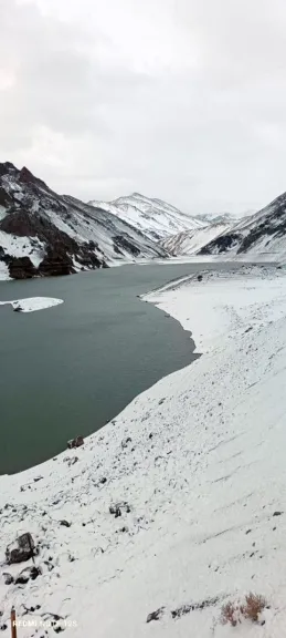 Cerca de 40 centímetros de nieve cayeron en la provincia del Elqui