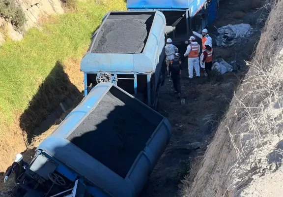 (VIDEO) Tren de la CMP descarrila en la comuna de Coquimbo