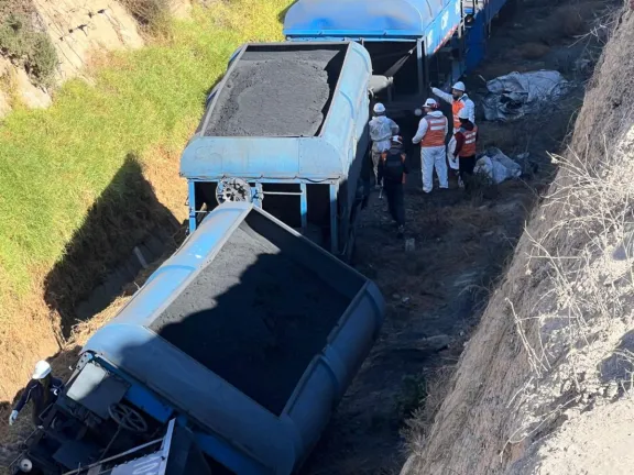 (VIDEO) Tren de la CMP descarrila en la comuna de Coquimbo