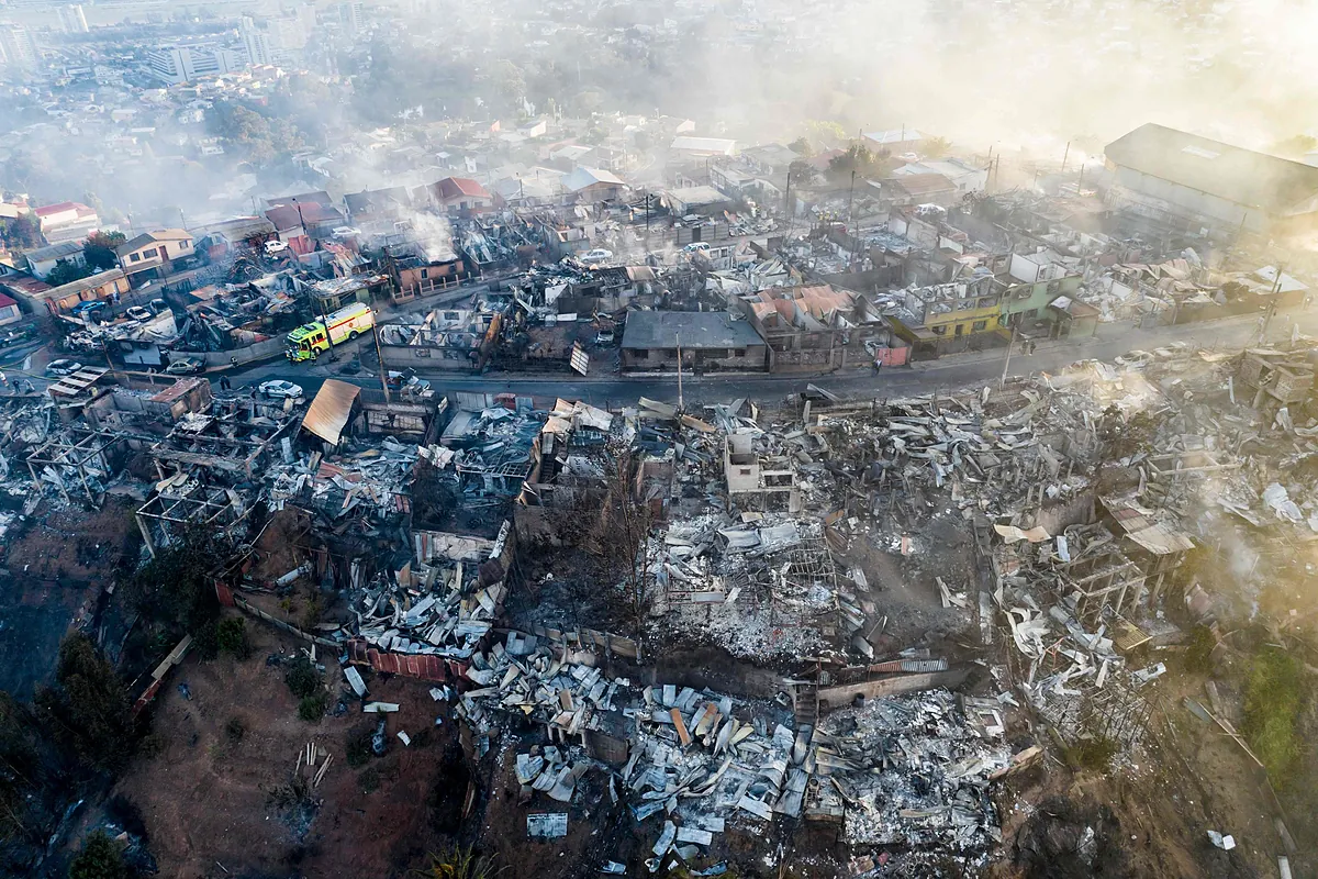 Detienen en Chile a un bombero voluntario como presunto responsable de los incendios que dejaron ms de 130 muertos