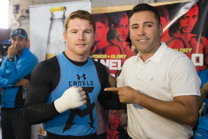 Canelo y De la Hoya