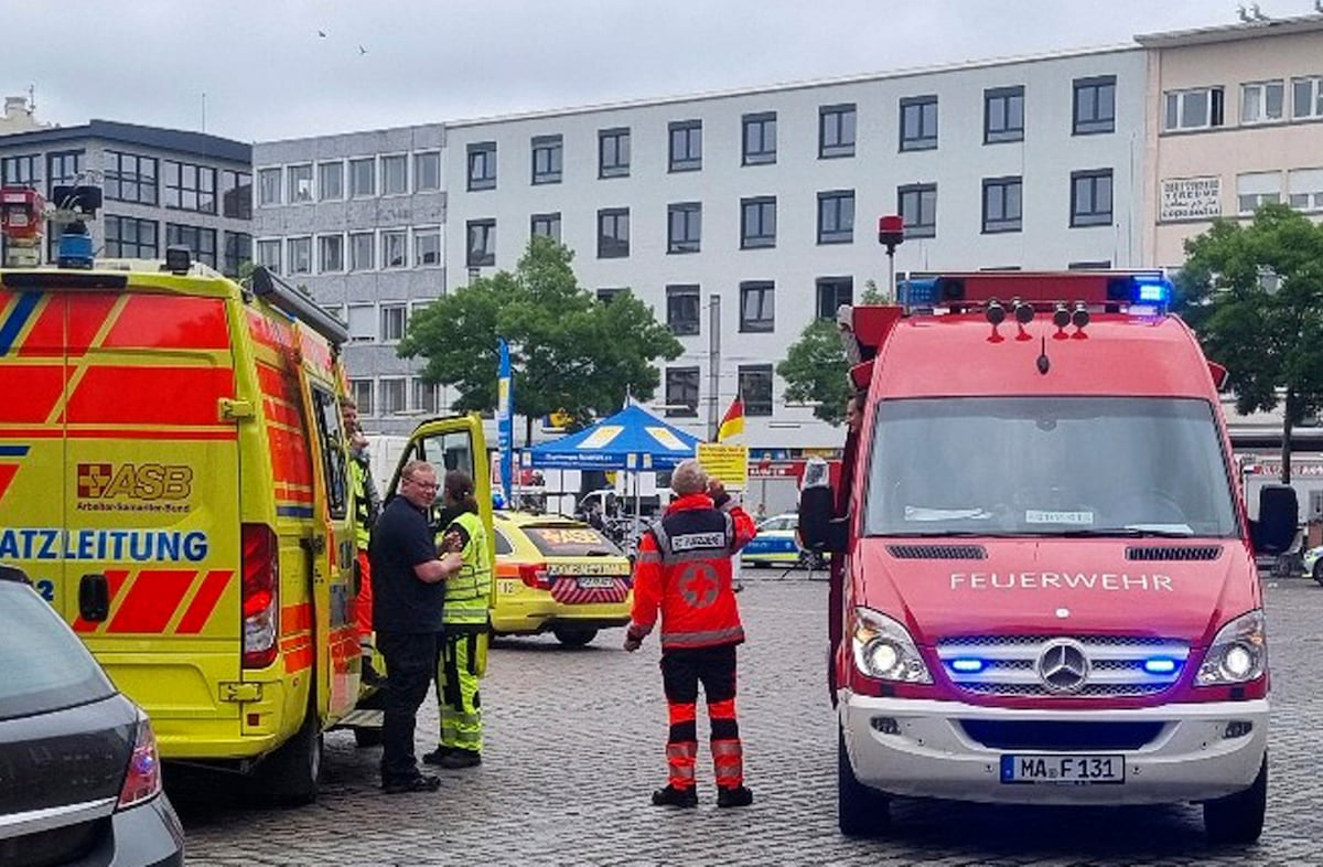 Seis heridos en un ataque con cuchillo en la plaza central de la ciudad alemana de Mannheim | Internacional