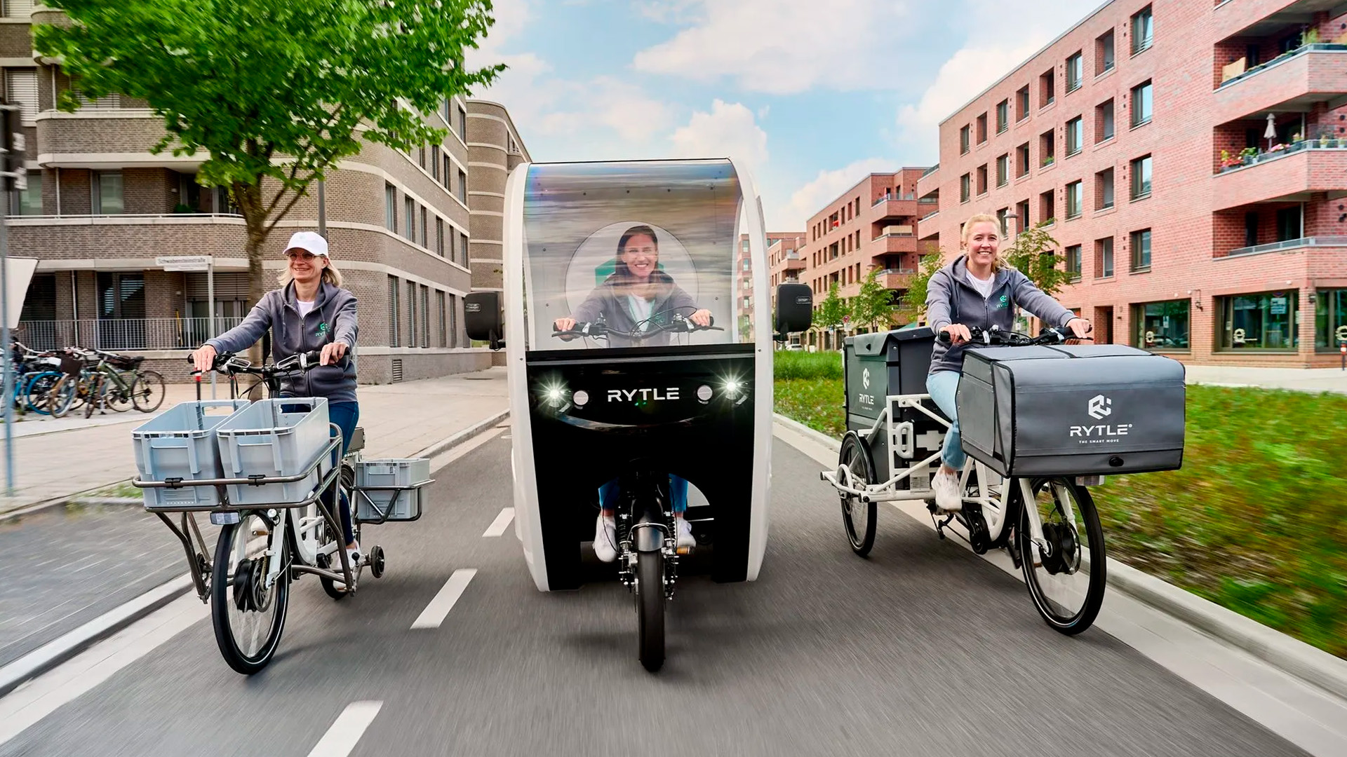Podría cambiar el paisaje urbano en todo el mundo: la ebike de transporte que cambia su remolque de forma autónoma