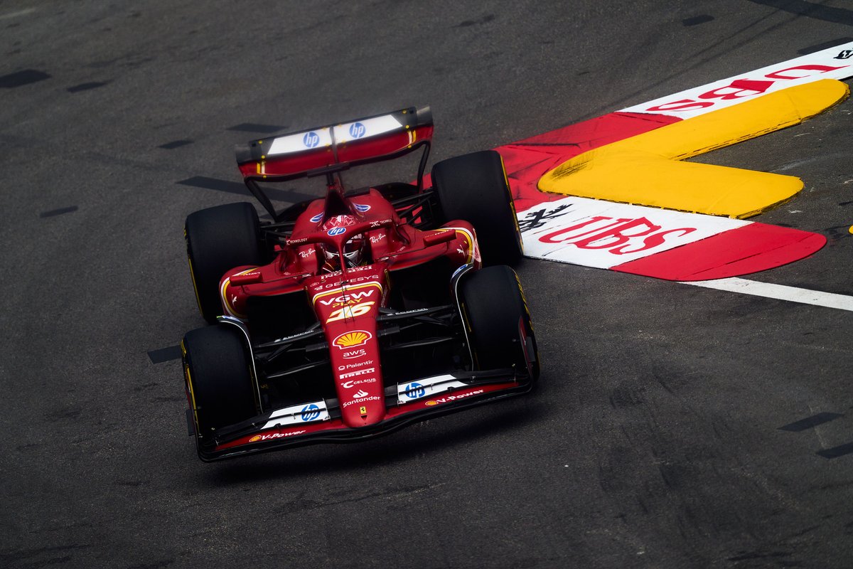 Charles Leclerc mete miedo tras una emocionante FP2 en Mónaco