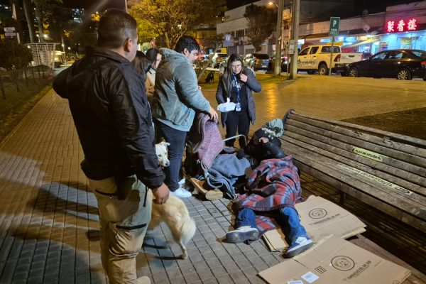 Realizan operativo para apoyar a personas en situación de calle