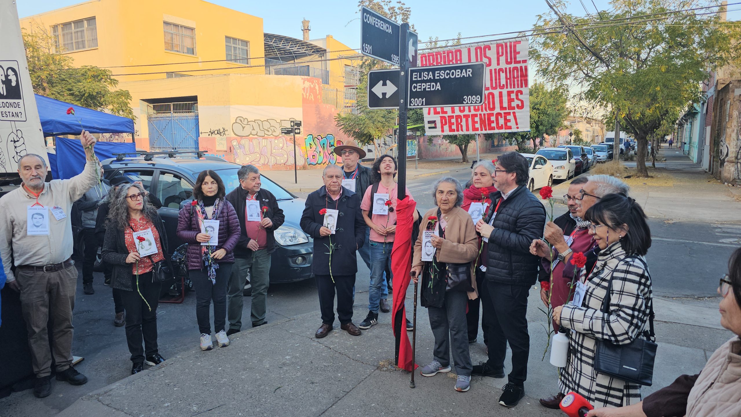 Calle llevará nombre de Elisa Escobar, víctima de operación represiva de la Dina en Calle Conferencia