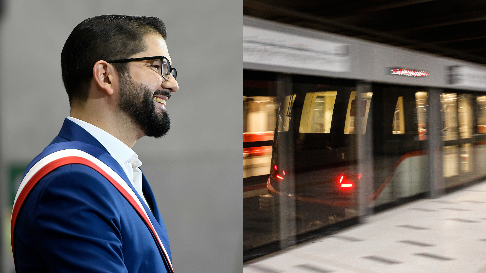los anuncios de Boric sobre el Metro y el transporte público en regiones