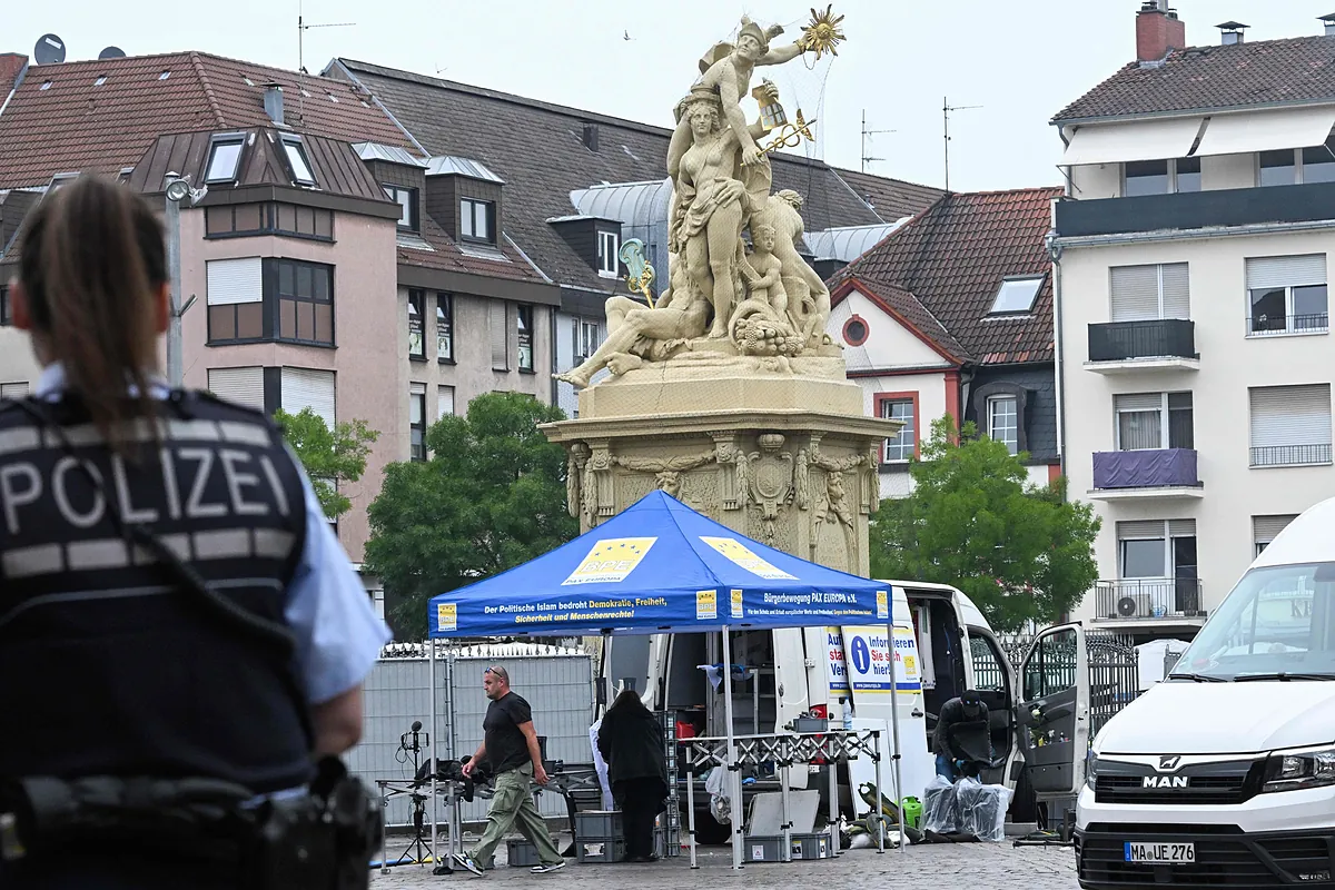 Hieren de una pualada a un poltico de extrema derecha alemn en Mannheim pocos das despus de que un polica muriera tras otro ataque