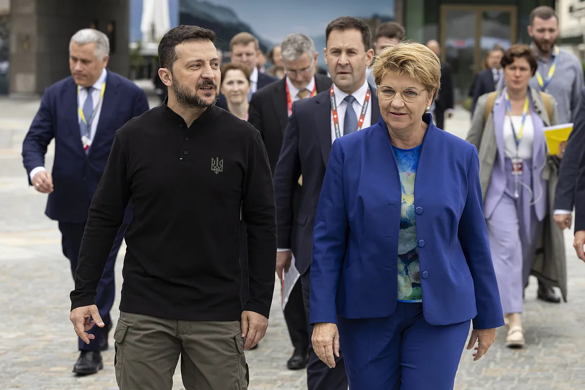 Zelenski pide en Suiza concreciones para la paz a la comunidad internacional: "Estoy convencido de que aqu vamos a hacer historia"