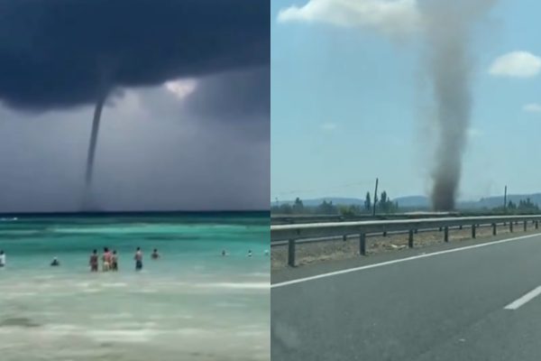 ¿En qué se diferencia una tromba marina de un tornado?