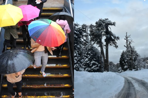 Las seis regiones donde se registrarán nevadas y lluvias