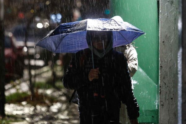 ¿Cuándo ocurrirá el peak de lluvias en la Región Metropolitana?