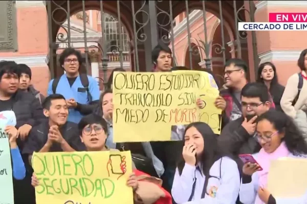 San Marcos: Estudiantes de la facultad San Fernando exigen presencia policial tras ola de robos