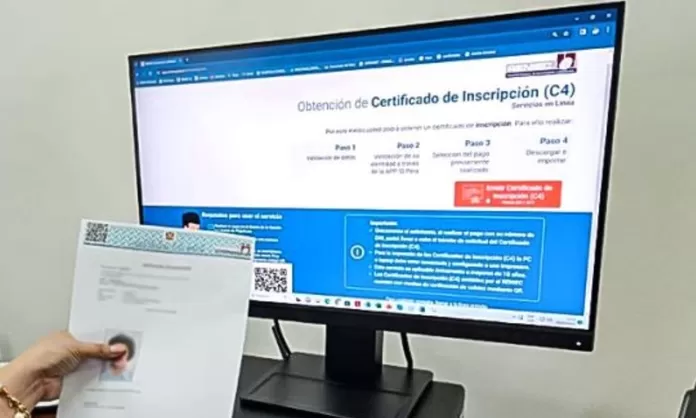 Reniec: Presentan nuevos mecanismos de seguridad implementados en los certificados de inscripción C4