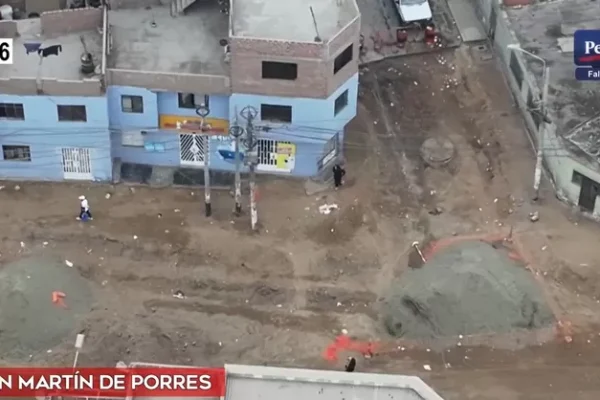 San Martín de Porres: Vecinos reclaman por retraso en obras de asfaltado