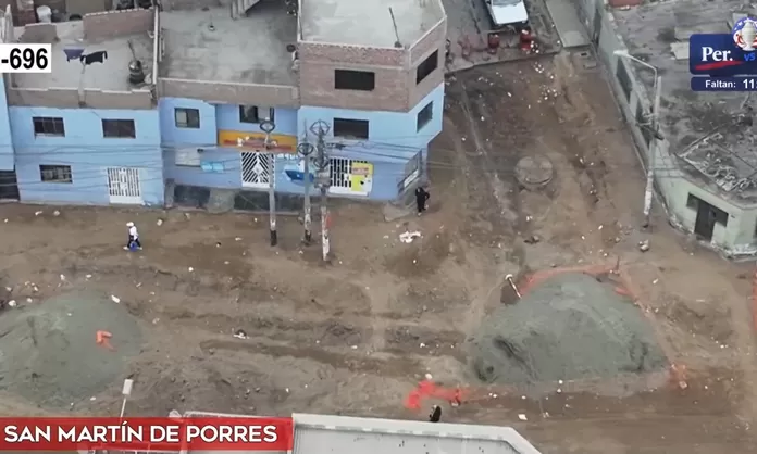 San Martín de Porres: Vecinos reclaman por retraso en obras de asfaltado