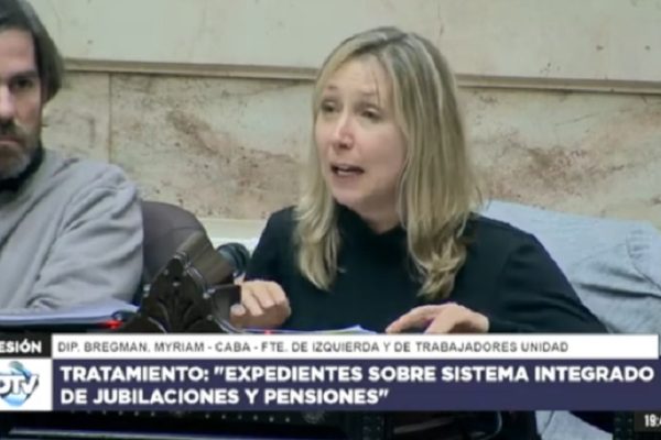 "Es el FMI quien viene exigiendo que se jubile menos gente y que los jubilados cobren menos"