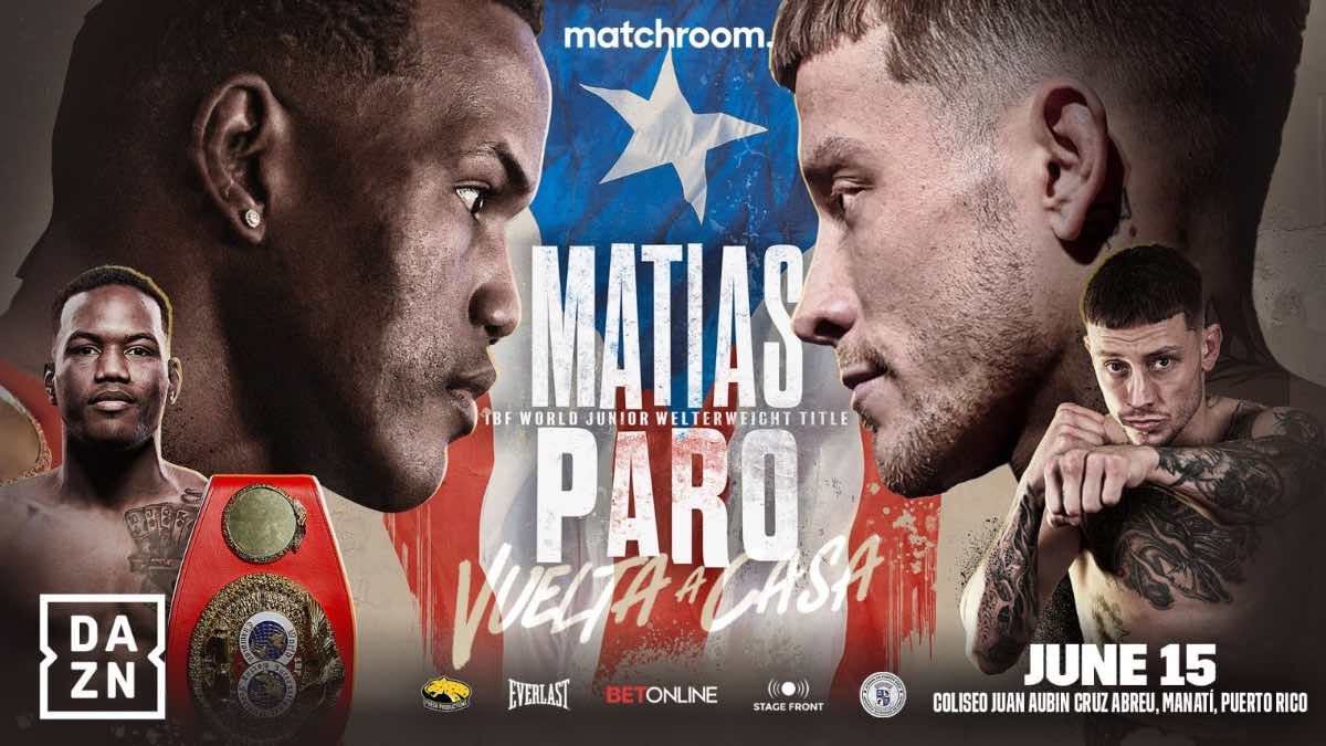 Subriel Matías vs. Liam Paro