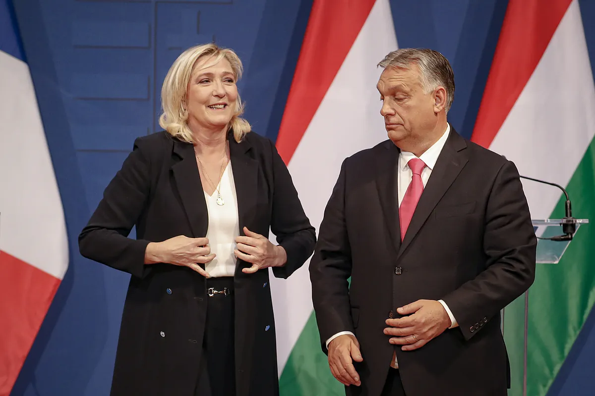 Meloni amarra a los polacos y Le Pen sondea la fusin con Orban