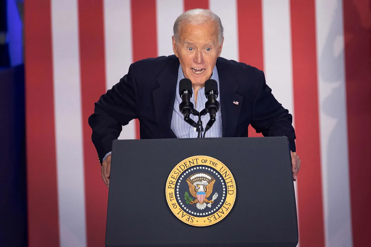 Biden, furioso, desafa al Partido Demcrata y los crticos: "soy el presidente, soy el candidato, no me voy a retirar"