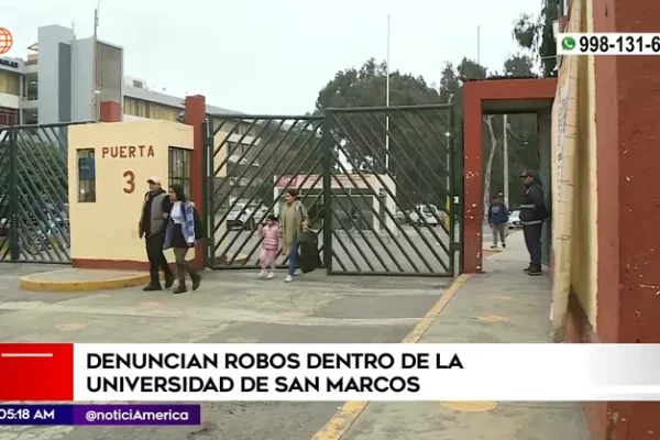 Cercado de Lima: Estudiantes denuncian robos dentro de la Universidad San Marcos