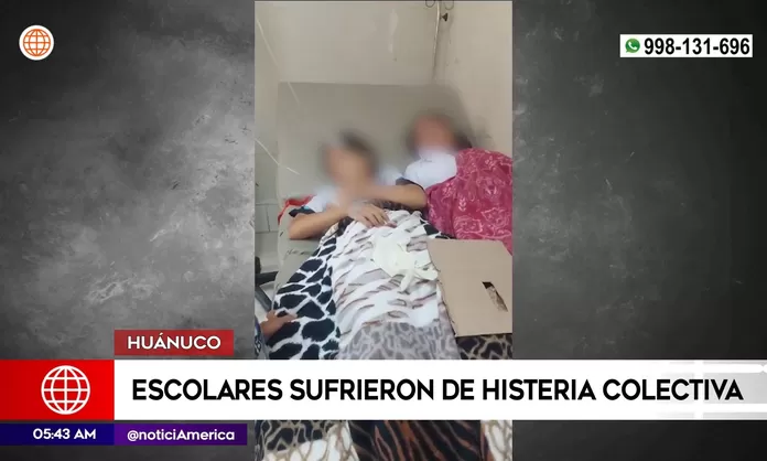 Huánuco: Más de 40 escolares sufrieron de histeria colectiva