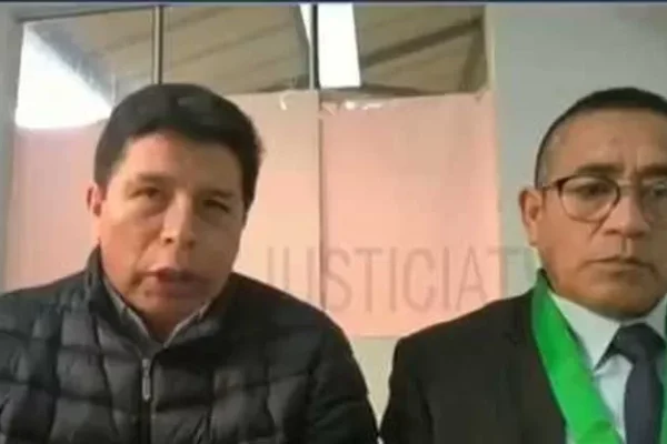 Pedro Castillo durante audiencia: Yo nunca pretendí fugarme del país y nunca cometí un golpe de Estado