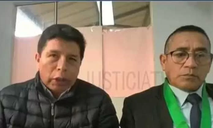 Pedro Castillo durante audiencia: Yo nunca pretendí fugarme del país y nunca cometí un golpe de Estado