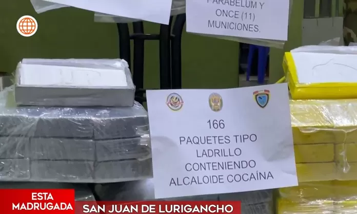 San Juan de Lurigancho: Hallan 166 paquetes de droga en vivienda