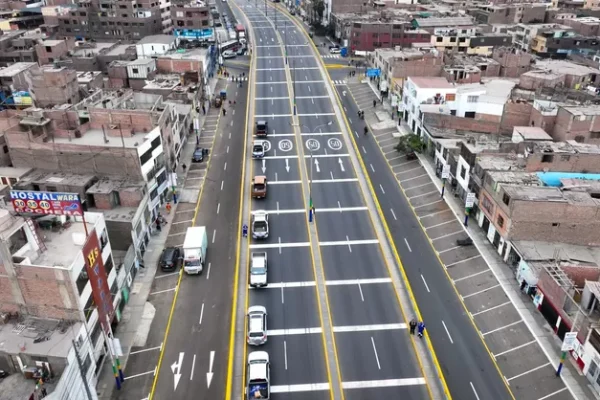 San Martín de Porres: Inauguran renovada avenida Perú