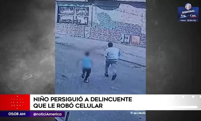 San Martín de Porres: Niño persiguió a delincuente que le robó su celular