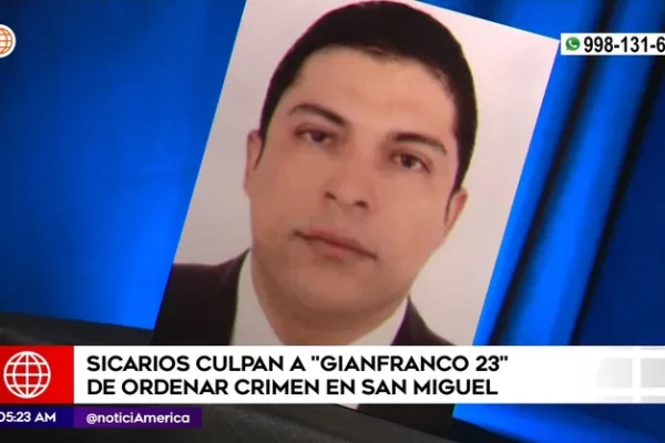 Sicarios culpan a alias Gianfranco 23 de ordenar crimen en San Miguel