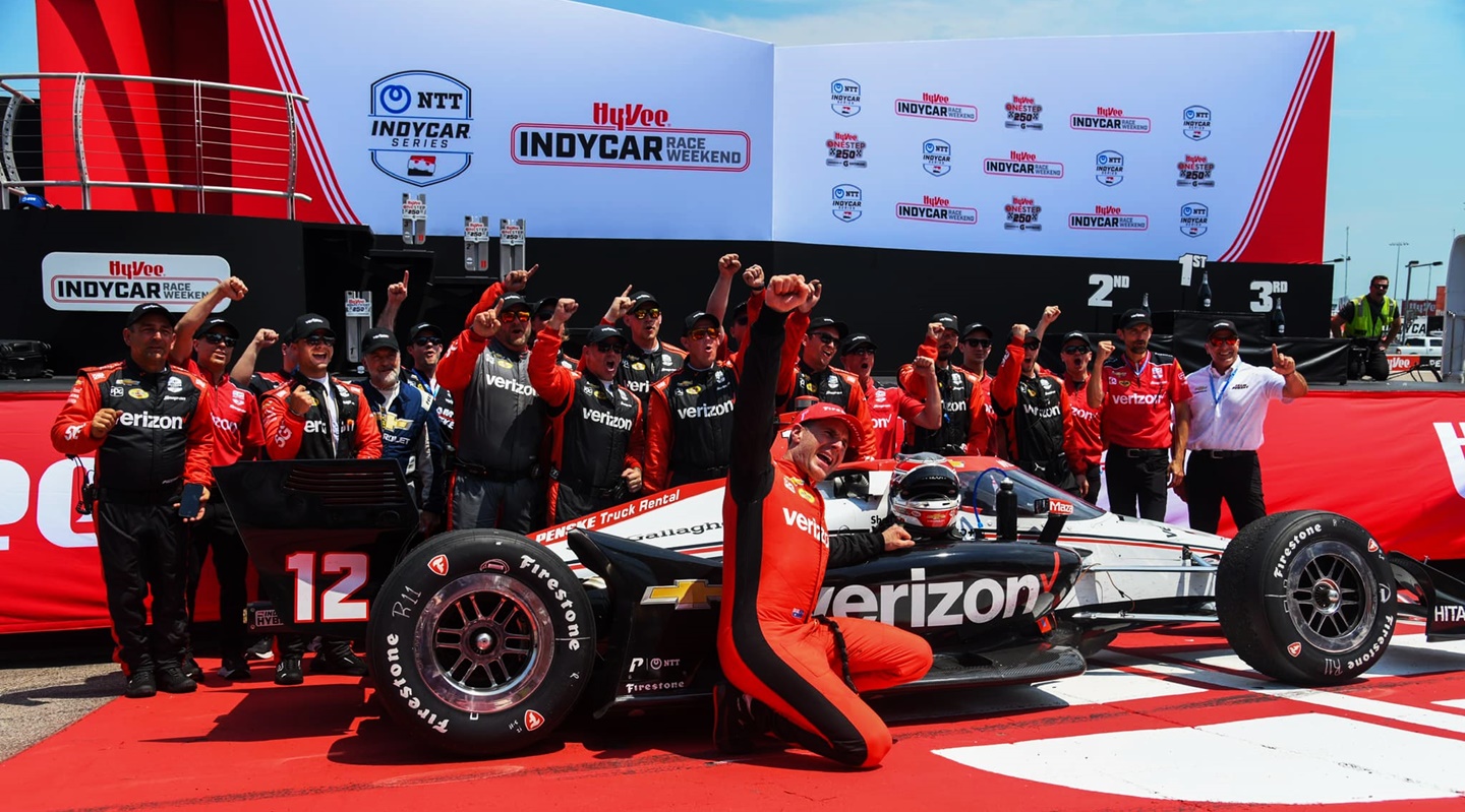 Will Power se reivindicó en Iowa para lograr su segunda victoria de la temporada