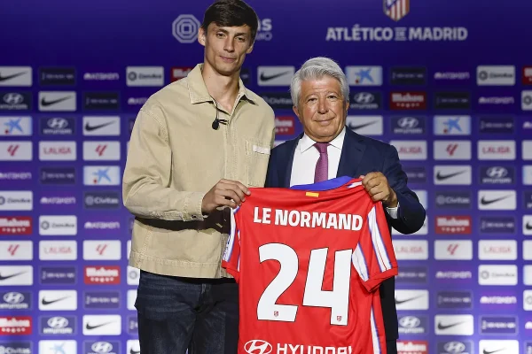 Robin Le Normand, primera presentacin veraniega del Atltico de Madrid: "Buscaba dar un paso adelante en mi carrera" | LaLiga EA Sports 2024