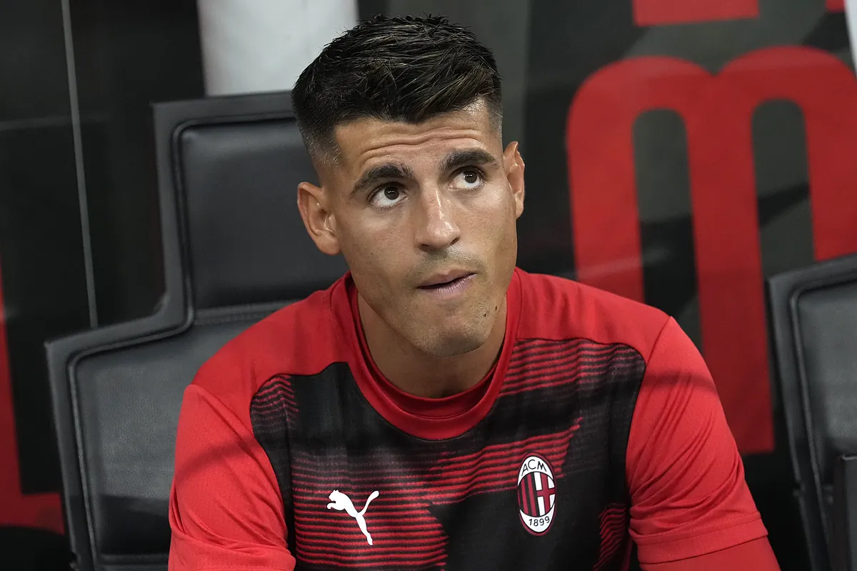 Morata se lesiona en su estreno con el Milan: de dos a tres semanas de baja por el cudriceps