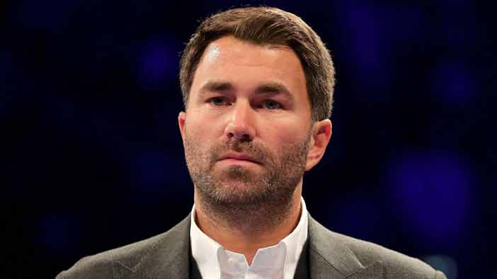 El promotor Eddie Hearn