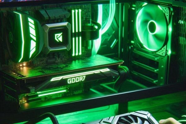 GeForce RTX 50 GDDR7 IA