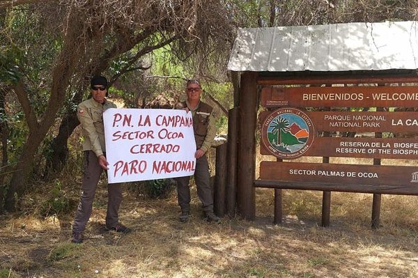 Guardaparques ocho días en paro: turismo advierte duro impacto