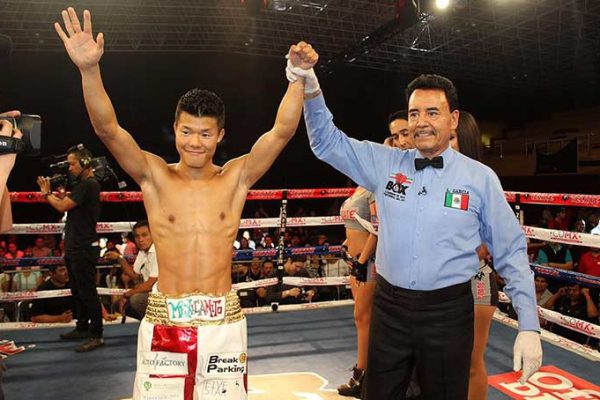 Tomoki "El mexicanito" Kameda (Foto Zanfer Boxing)