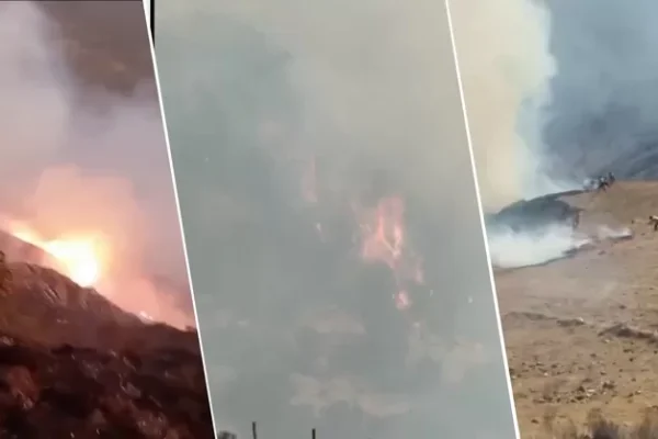 Apurímac: Se reporta incendio forestal en Ocobamba