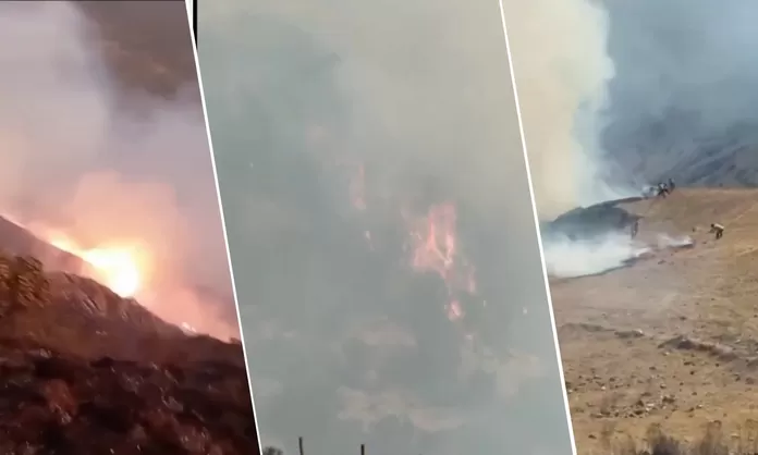 Apurímac: Se reporta incendio forestal en Ocobamba