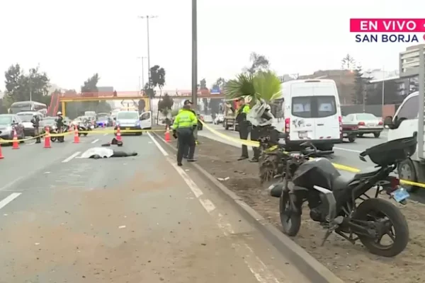 San Borja: Un muerto tras accidente en la Panamericana Sur