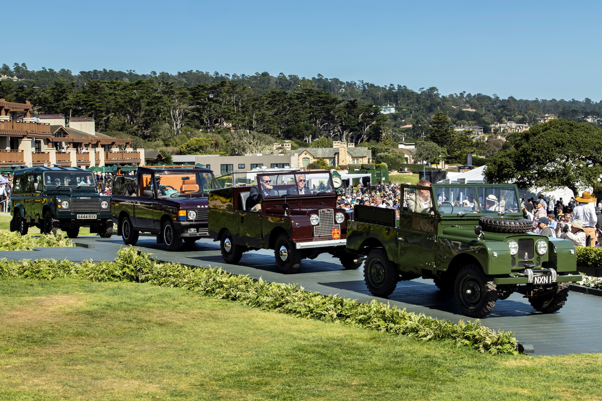 Los 4x4 clásicos al servicio de Su Majestad que desfilaron en Pebble Beach