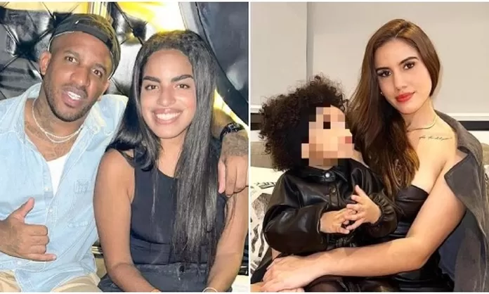 Jefferson Farfán se lució junto a Darinka Ramírez y sus dos hijas