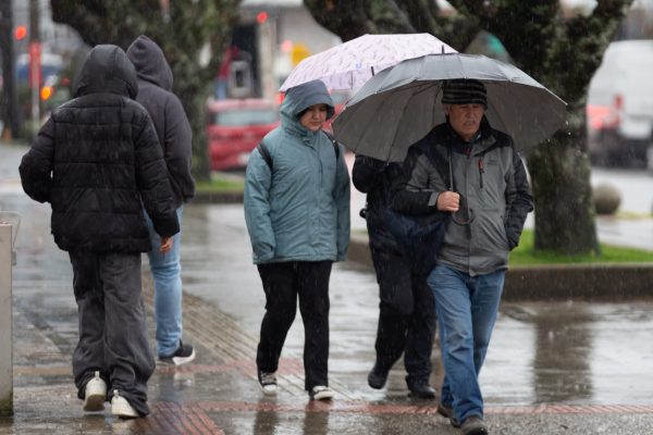 qué días caerán precipitaciones en la Región Metropolitana