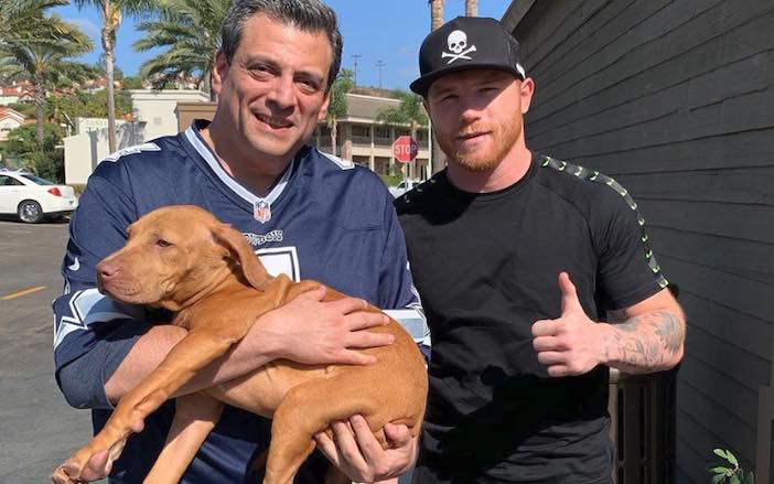 Mauricio Sulaimán y Saúl "Canelo" Álvarez