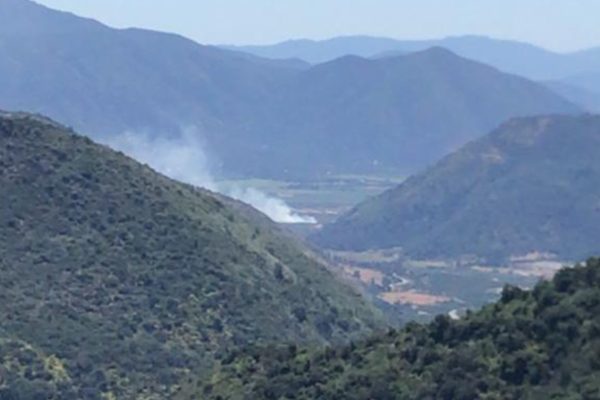 Senapred declara Alerta Roja por incendio forestal en Melipilla