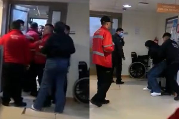 Agredió a personal de salud y destrozó computadores: la furiosa reacción de una madre en Hospital Regional de Concepción